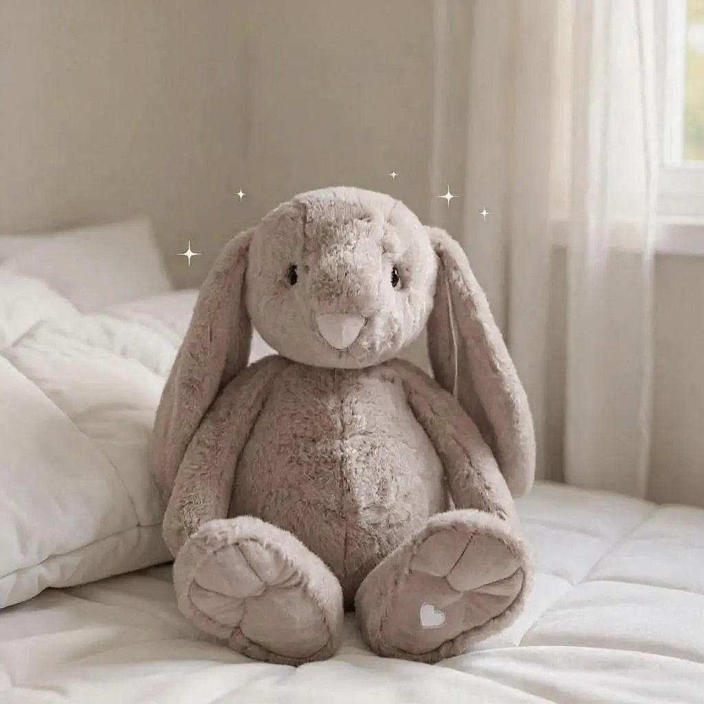XL Xander Bunny — Oversized Bunny Plush with Warming Lavender Center