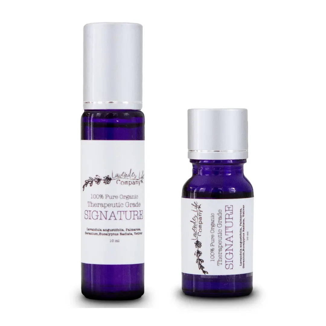 Essential Oil Set with Roll-on and Dropper - 100% Pure & Organic